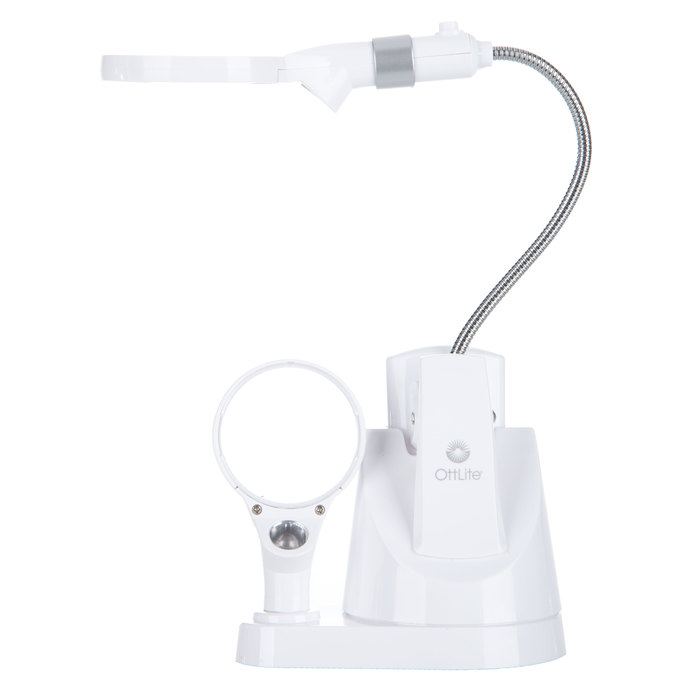 OttLite LED Clip & Freestanding Dual Magnifier Hobby Lobby 1352467